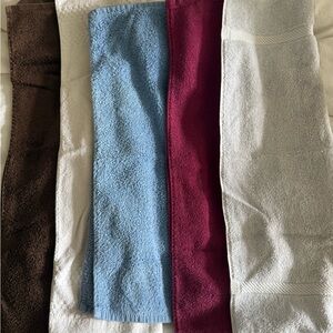 Set of Colorful Bath Towels